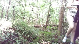 Fat poop in the woods