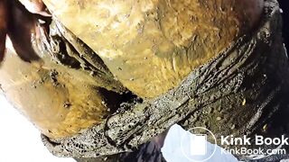 brunette girl shitting camos