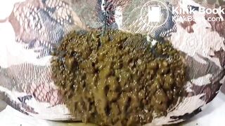 brunette girl shitting camos