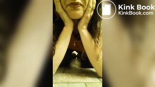 brunette milf shitting - 1