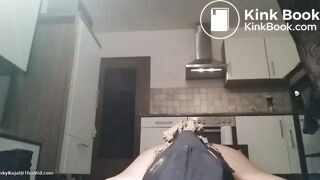 Toilet slave love to eat her mistress wastes