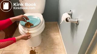 Ebony Creamy Shit Eating