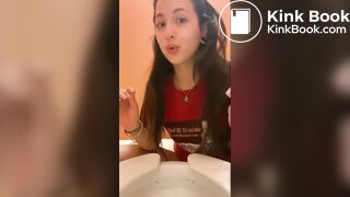 Cute girl pooping - video 26