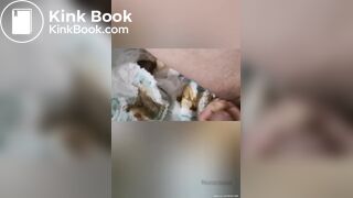 Playing with my dirty diaper foundings