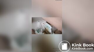 Playing with my dirty diaper foundings