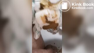 Playing with my dirty diaper foundings