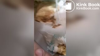 Playing with my dirty diaper foundings