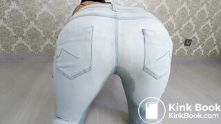 Love Shitting Blue Light Jeans amateur scart