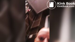 Slut has mouth full of shit