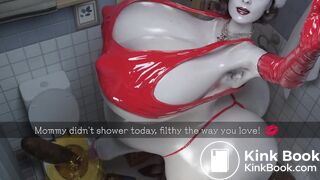 futa pregnant dimitrescu pissing and shitting (loop)