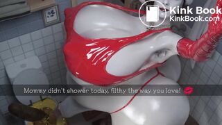 futa pregnant dimitrescu pissing and shitting (loop)