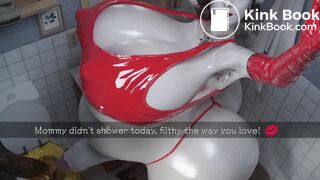 futa pregnant dimitrescu pissing and shitting (loop)