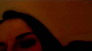 Hot latina eating her own poop