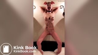 Chinese Scat Slave BDSM With Nose Hook 3