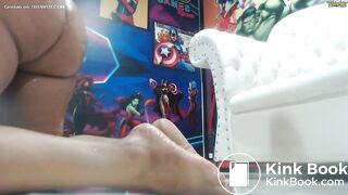 nasty slavee incredible squirt fountains & huge poop