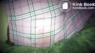 Girl has diarrhea in bed