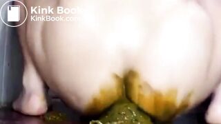 Sexy woman,dildo scat and fuck