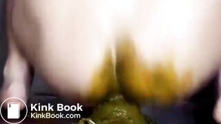 Sexy woman,dildo scat and fuck