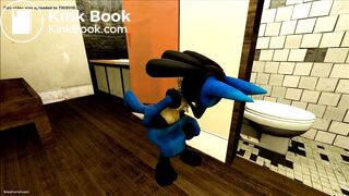 Lucario's Belly Accident