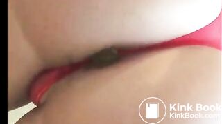 Shiting through lingerie