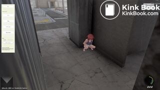 Eliminator Kaede|Girl with only body paint on pees&poos