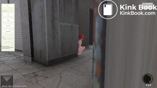 Eliminator Kaede|Girl with only body paint on pees&poos