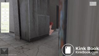 Eliminator Kaede|Girl with only body paint on pees&poos