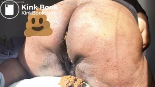 Ebony ssbbw drops hot shit