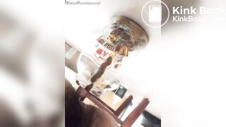 Chinese femdom pooping ion jar