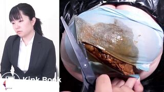 Lady given enema in interview,poop her pantie #4