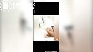 Une jolie chieuse fait caca