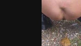 Milf outdoor diarrhea