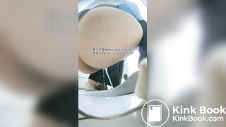 Beautiful girl poops in the toilet 82