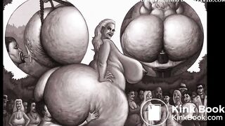 scat artwork big lady dirty
