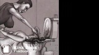 scat artwork big lady dirty