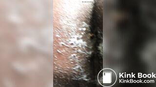 Creamy ebony dirty ass