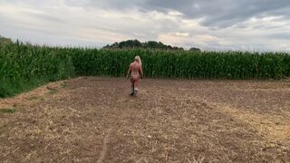 Proud german ecologist make homemade compost