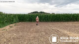 Proud german ecologist make homemade compost