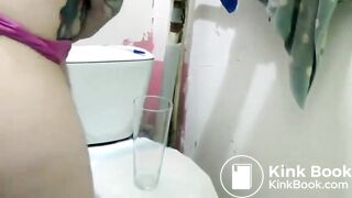 Pawg diarrhea in a glass