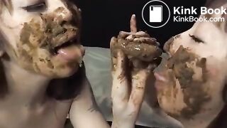 Yui and Mimi lesbian scat love