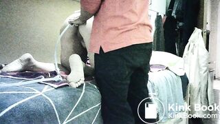 Putting an enema on my girlfriend. Sample