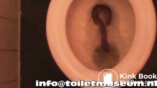 Turd flush dutch toilet