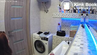 Woman pooping in Toilet 126
