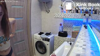 Woman pooping in Toilet 126