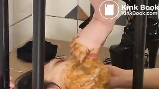 Japanese scat mistress shit