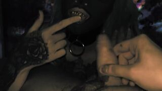 no wonder he jerked off on her anal hole