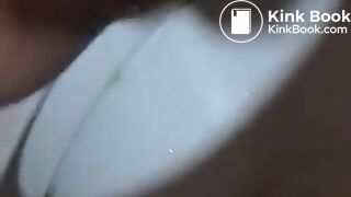 amateur girl films herself pooping in toilet