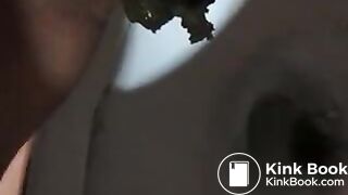 amateur girl films herself pooping in toilet