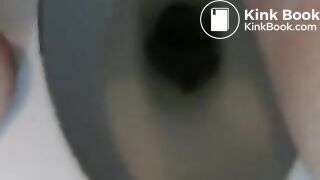 amateur girl films herself pooping in toilet