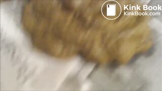 Ebony Pussy Squirt on Shit